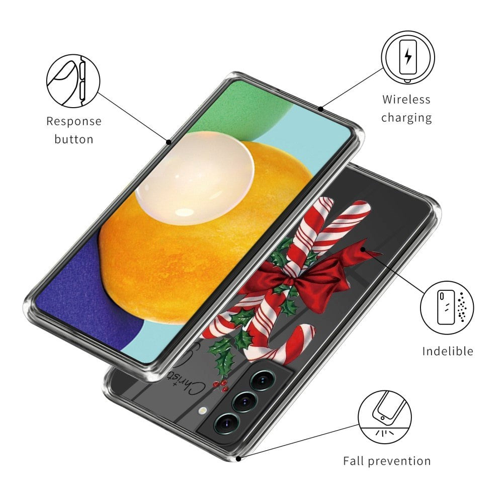 Samsung Galaxy S23 Fleksibelt Plast Julecover - Julestok