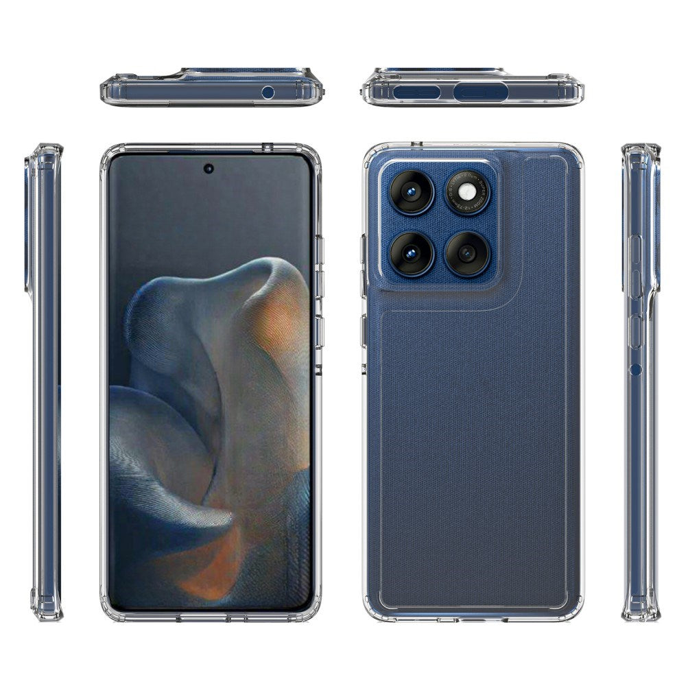 EIDERWOOD Motorola Edge 60 / Edge 60 Fusion Hybrid Plastik Cover - Gennemsigtig