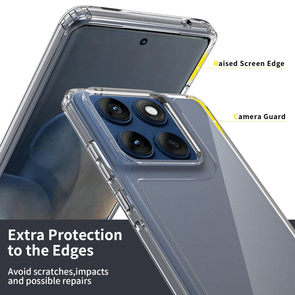 EIDERWOOD Motorola Edge 60 / Edge 60 Fusion Hybrid Plastik Cover - Gennemsigtig