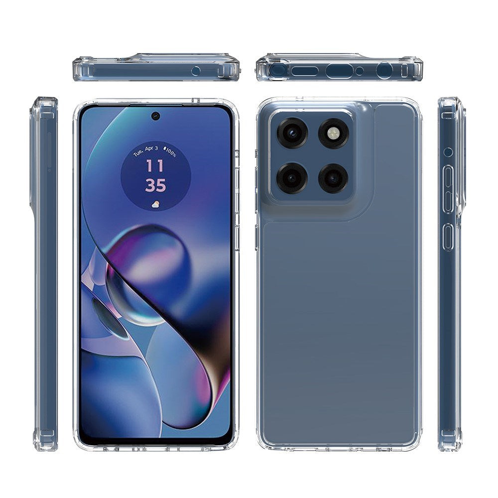 Motorola Moto G Stylus 5G (2025) / Edge 60 Stylus EIDERWOOD Hybrid Plastik Cover - Gennemsigtig