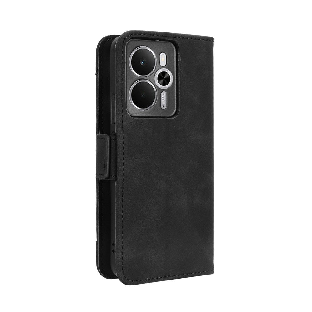 Realme 14 (5G) / 14T (5G) EIDERWOOD Kunstlæder Flip Cover m. Kortholder - Sort