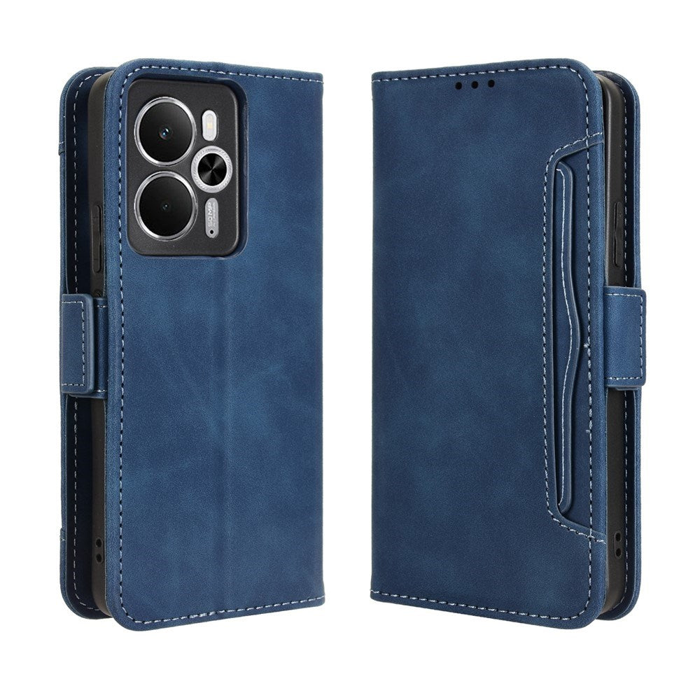 Realme 14 (5G) / 14T (5G) EIDERWOOD Kunstlæder Flip Cover m. Kortholder - Blå