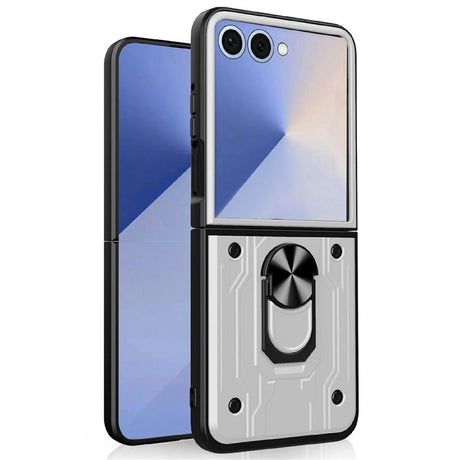 EIDERWOOD Samsung Galaxy Z Flip7 Hybrid Håndværker Cover m. Kickstand - Hvid