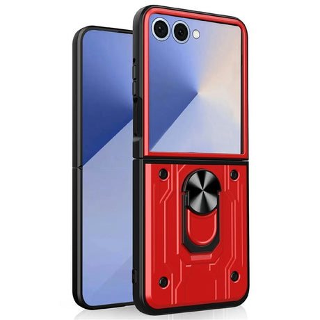 EIDERWOOD Samsung Galaxy Z Flip7 Hybrid Håndværker Cover m. Kickstand - Rød