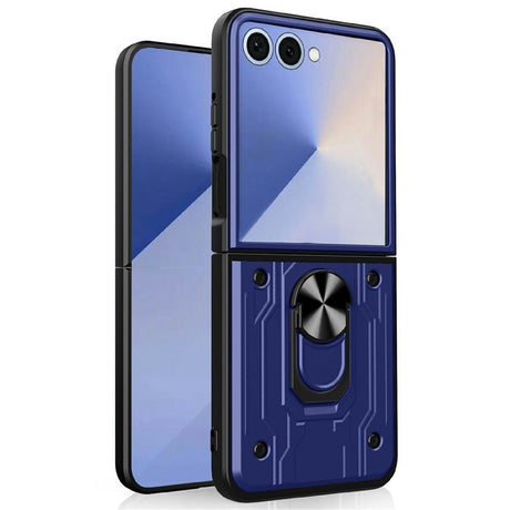 EIDERWOOD Samsung Galaxy Z Flip7 Hybrid Håndværker Cover m. Kickstand - Blå
