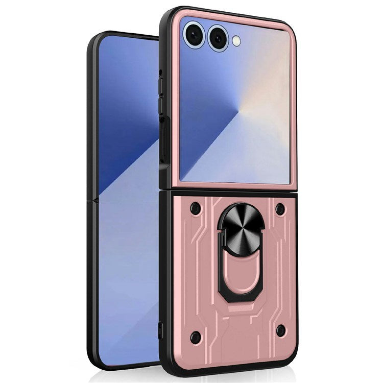 EIDERWOOD Samsung Galaxy Z Flip7 Hybrid Håndværker Cover m. Kickstand - Lyserød