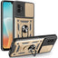 EIDERWOOD Samsung Galaxy Xcover 7 Pro Hybrid Håndværker Cover m. Kickstand & Cam Slider - Guld