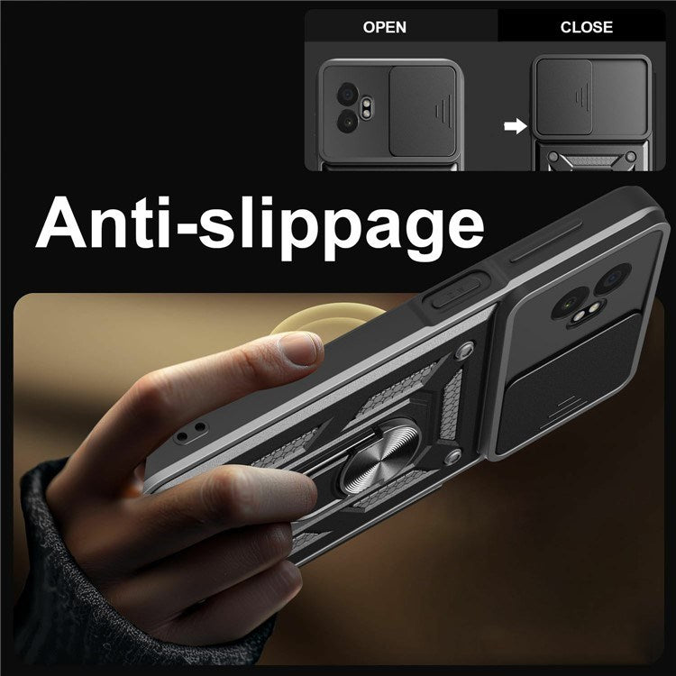 EIDERWOOD Samsung Galaxy Xcover 7 Pro Hybrid Håndværker Cover m. Kickstand & Cam Slider - Guld