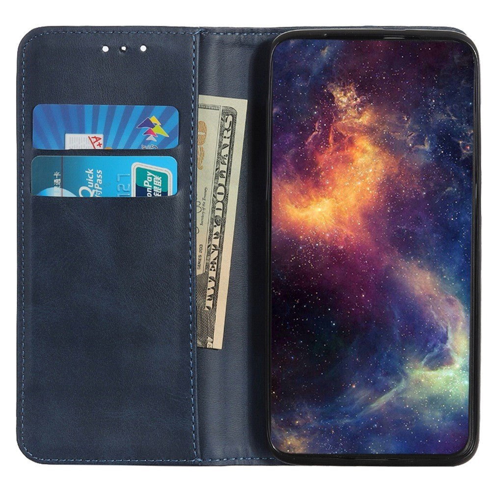 Samsung Galaxy S23 Magnetisk Læder Cover m. Pung - Blå