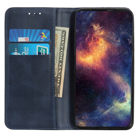 Samsung Galaxy S23 Magnetisk Læder Cover m. Pung - Blå