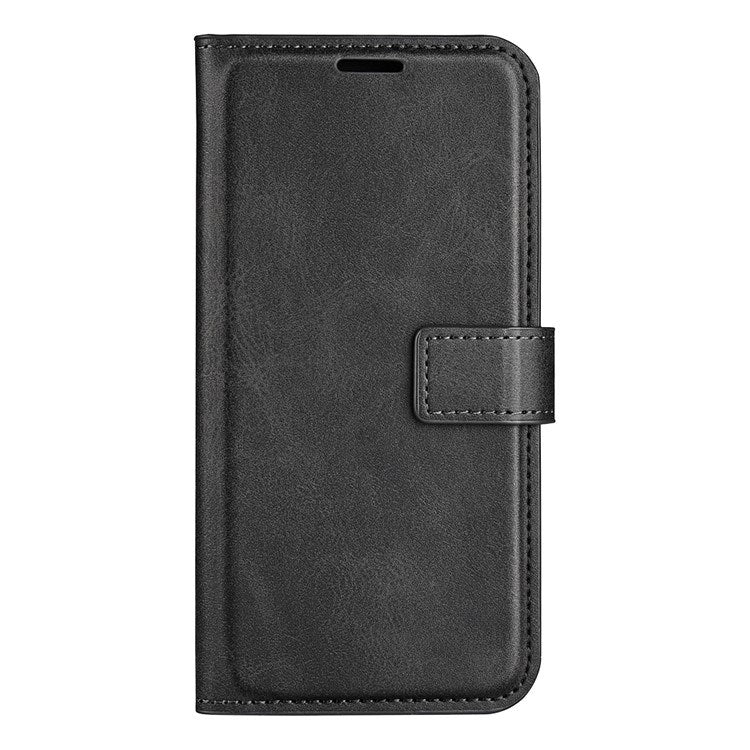 EIDERWOOD iPhone 17 Pro Max Kunstlæder Flip Cover m. Ståfunktion & Kortholder - Sort