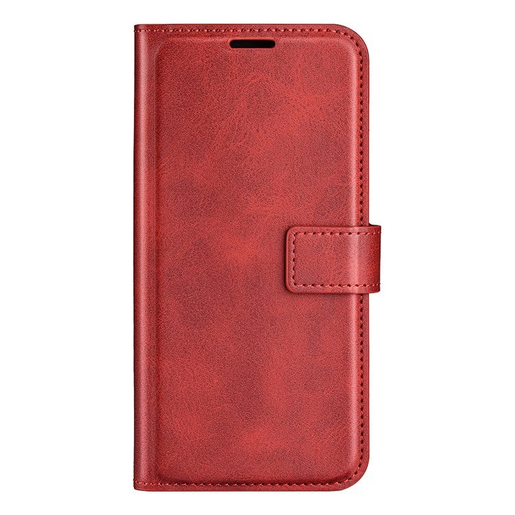 EIDERWOOD iPhone 17 Pro Max Kunstlæder Flip Cover m. Ståfunktion & Kortholder - Rød