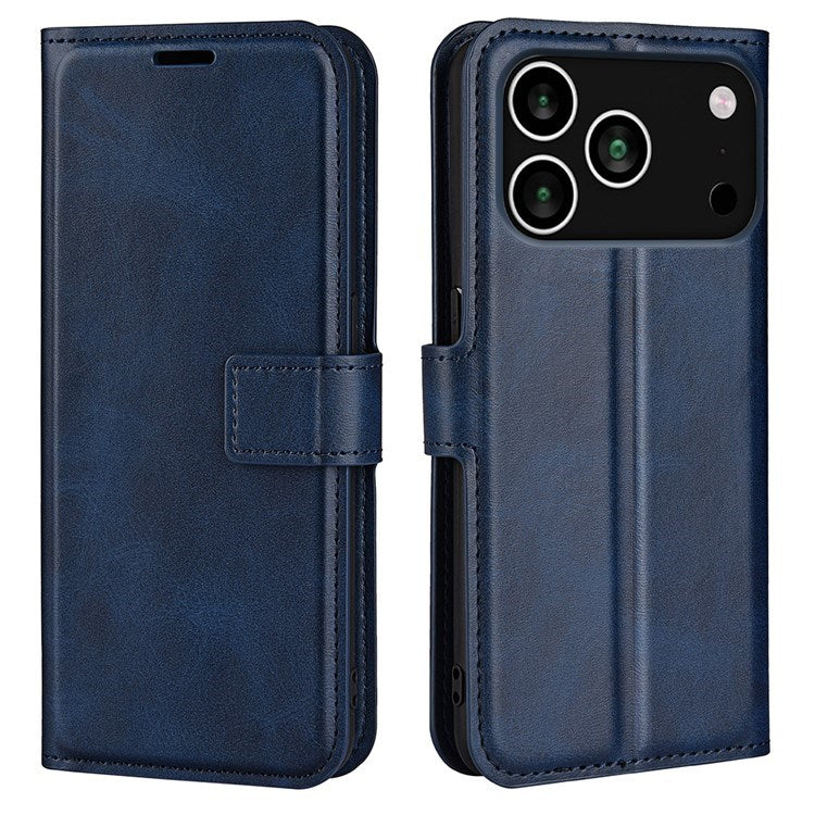 EIDERWOOD iPhone 17 Pro Max Kunstlæder Flip Cover m. Ståfunktion & Kortholder - Blå