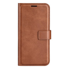 EIDERWOOD iPhone 17 Pro Max Kunstlæder Flip Cover m. Ståfunktion & Kortholder - Lysebrun