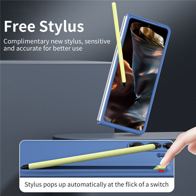 EIDERWOOD Samsung Galaxy Z Fold7 Hårdt Plastik Cover m. Stylus - Blå
