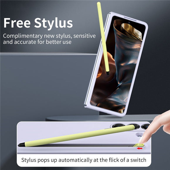 EIDERWOOD Samsung Galaxy Z Fold7 Hårdt Plastik Cover m. Stylus - Lilla