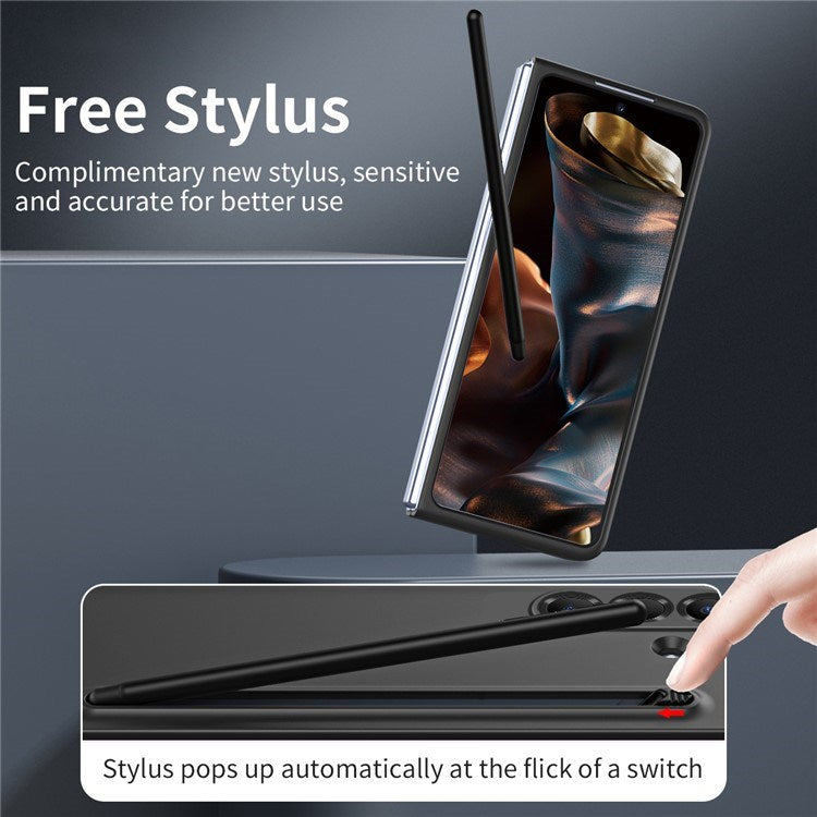 EIDERWOOD Samsung Galaxy Z Fold7 Hårdt Plastik Cover m. Stylus - Sort