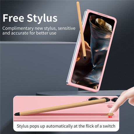 EIDERWOOD Samsung Galaxy Z Fold7 Hårdt Plastik Cover m. Stylus - Lyserød