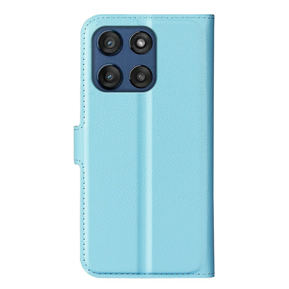 Motorola Moto G Stylus 5G (2025) EIDERWOOD Kunstlæder Flipcover m. Kortholder & Ståfunktion - Blå