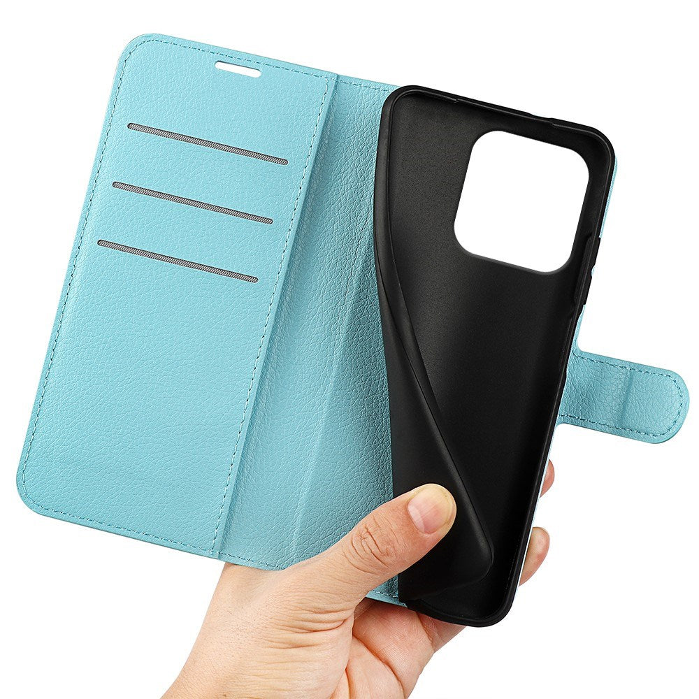 Motorola Moto G Stylus 5G (2025) EIDERWOOD Kunstlæder Flipcover m. Kortholder & Ståfunktion - Blå