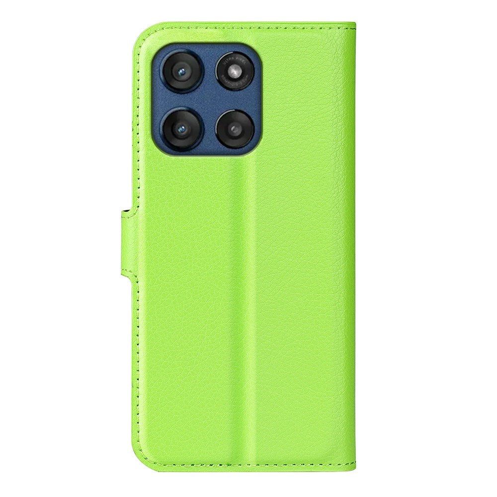 Motorola Moto G Stylus 5G (2025) EIDERWOOD Kunstlæder Flipcover m. Kortholder & Ståfunktion - Grøn
