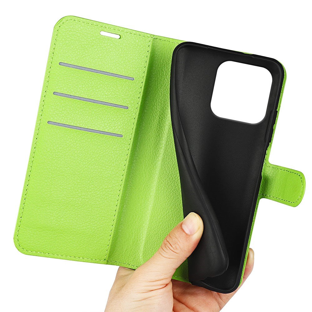 Motorola Moto G Stylus 5G (2025) EIDERWOOD Kunstlæder Flipcover m. Kortholder & Ståfunktion - Grøn