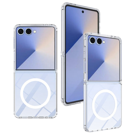 EIDERWOOD Samsung Galaxy Z Flip7 Hybrid Plastik Cover - MagSafe Kompatibel - Gennemsigtig
