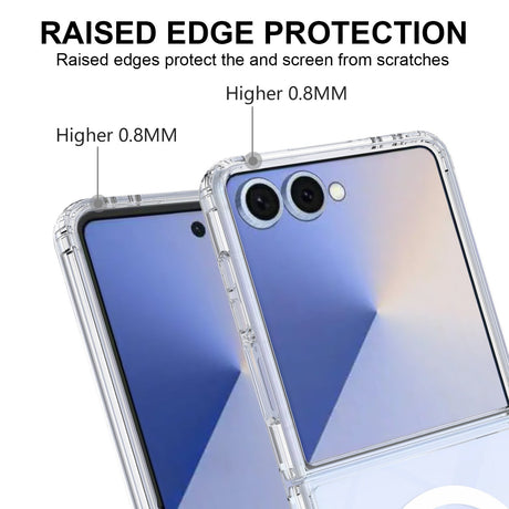 EIDERWOOD Samsung Galaxy Z Flip7 Hybrid Plastik Cover - MagSafe Kompatibel - Gennemsigtig