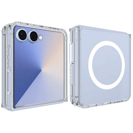 EIDERWOOD Samsung Galaxy Z Flip7 Hybrid Plastik Cover - MagSafe Kompatibel - Gennemsigtig