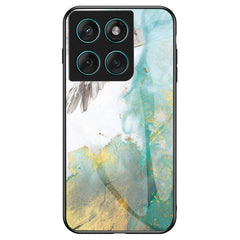 EIDERWOOD Motorola Edge 60 / Edge 60 Fusion Plastik Cover m. Glasbagside - Blå Marmor