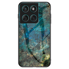 EIDERWOOD Motorola Edge 60 / Edge 60 Fusion Plastik Cover m. Glasbagside - Grøn Marmor