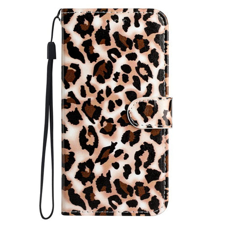 EIDERWOOD iPhone 17 Pro Max Imiteret Læder Cover m. Pung & Strop - Leopard