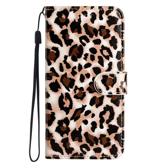EIDERWOOD iPhone 17 Pro Max Imiteret Læder Cover m. Pung & Strop - Leopard