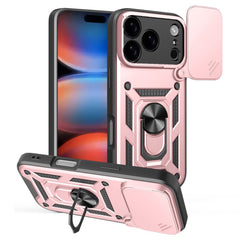 EIDERWOOD iPhone 17 Pro Hybrid Håndværker Cover m. Kickstand & Cam Slider - Rose Gold