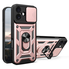 EIDERWOOD iPhone 17 Hybrid Håndværker Cover m. Kickstand & Cam Slider - Rose Gold