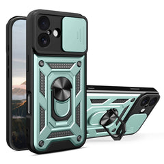 EIDERWOOD iPhone 17 Hybrid Håndværker Cover m. Kickstand & Cam Slider - Grøn