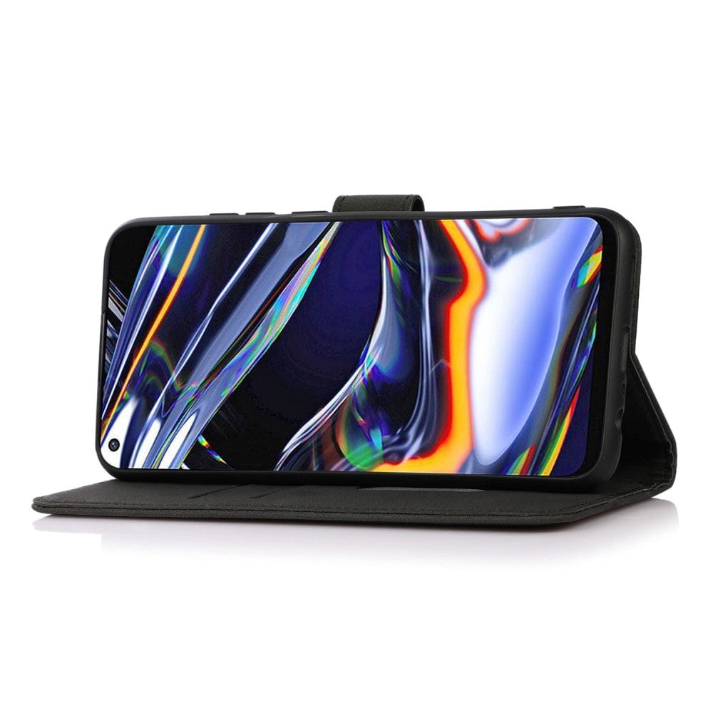 Samsung Galaxy S23 KHAZNEH Retro Læder Cover m. Pung - Sort