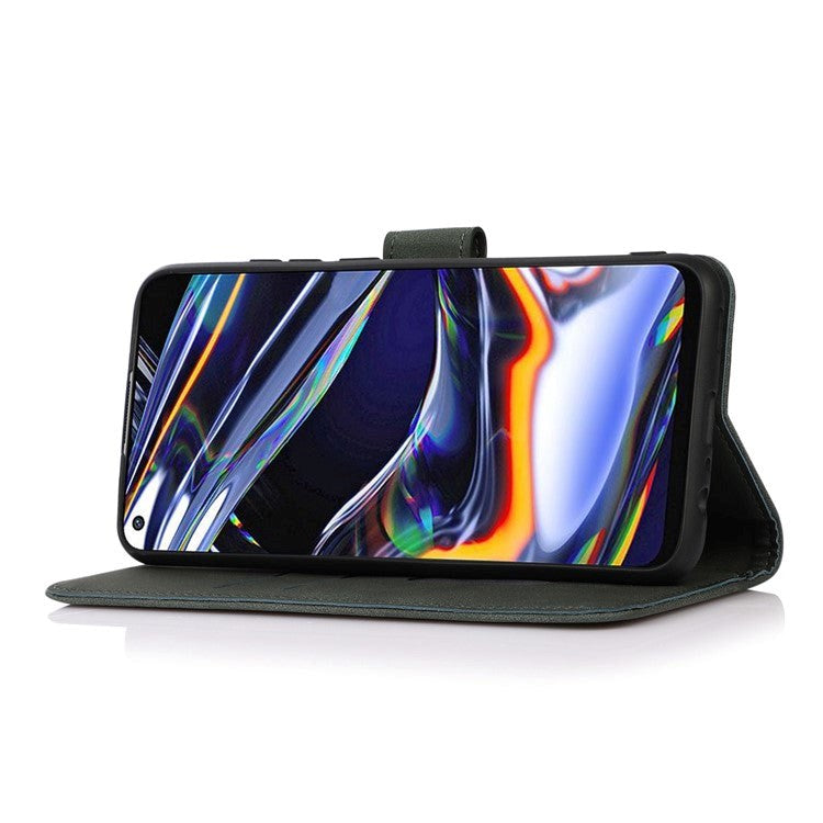 Samsung Galaxy S23 KHAZNEH Retro Læder Cover m. Pung - Grøn