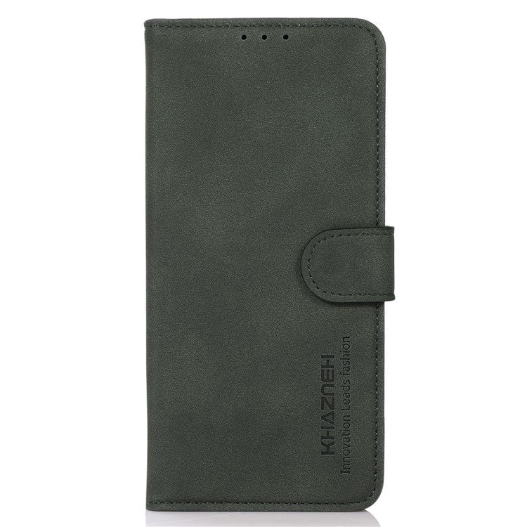 Samsung Galaxy S23 KHAZNEH Retro Læder Cover m. Pung - Grøn