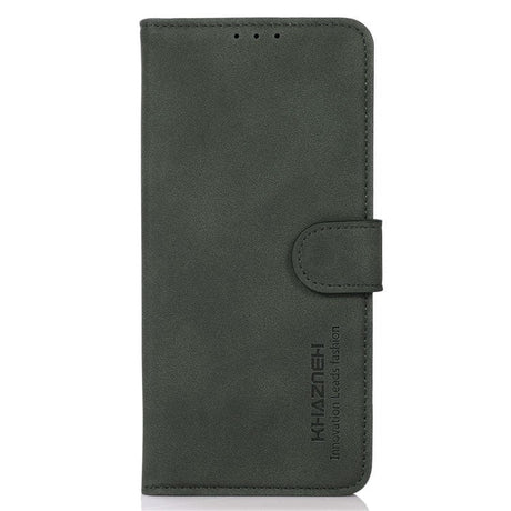 Samsung Galaxy S23 KHAZNEH Retro Læder Cover m. Pung - Grøn