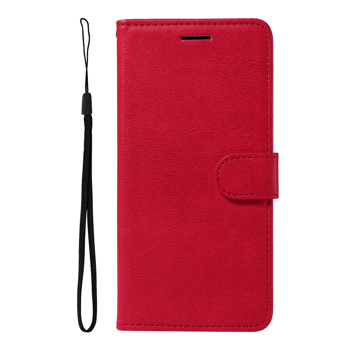 EIDERWOOD iPhone 17 Pro Kunstlæder Cover m. Pung & Strop - Rød