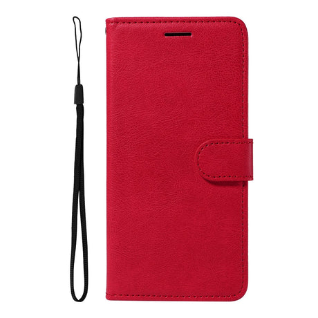 EIDERWOOD iPhone 17 Pro Kunstlæder Cover m. Pung & Strop - Rød