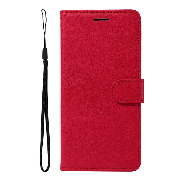 EIDERWOOD iPhone 17 Pro Kunstlæder Cover m. Pung & Strop - Rød