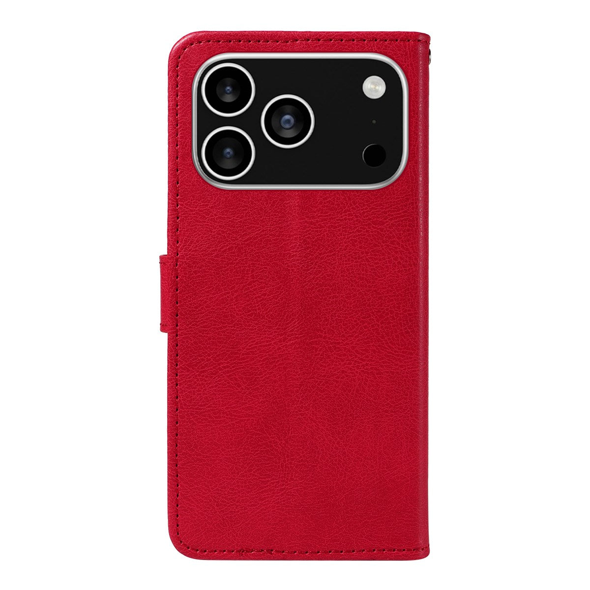 EIDERWOOD iPhone 17 Pro Kunstlæder Cover m. Pung & Strop - Rød
