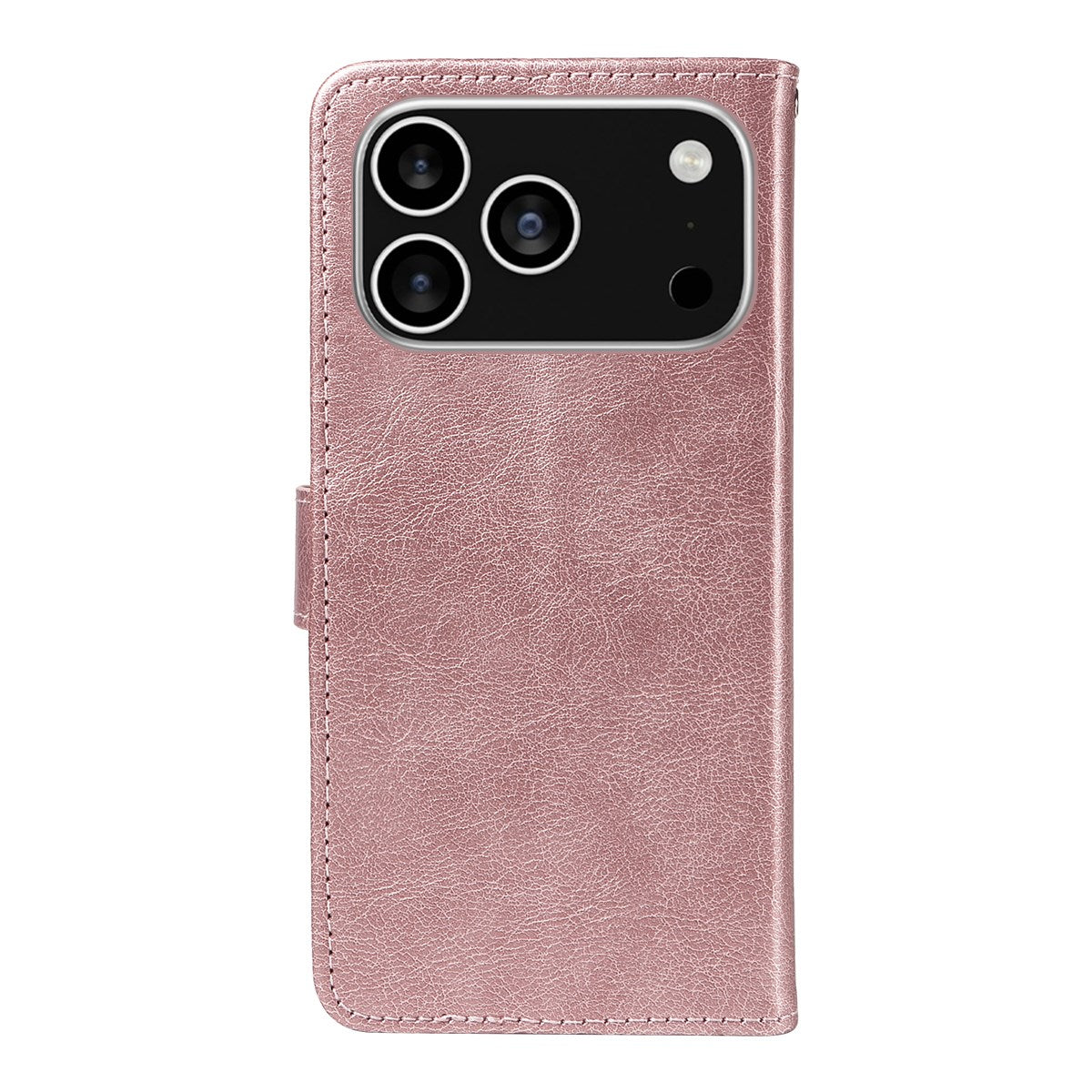 EIDERWOOD iPhone 17 Pro Kunstlæder Cover m. Pung & Strop - Rose Gold