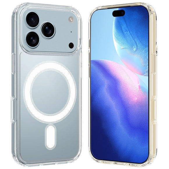 EIDERWOOD iPhone 17 Pro Max Hybrid Plastik Cover - MagSafe Kompatibel - Gennemsigtig