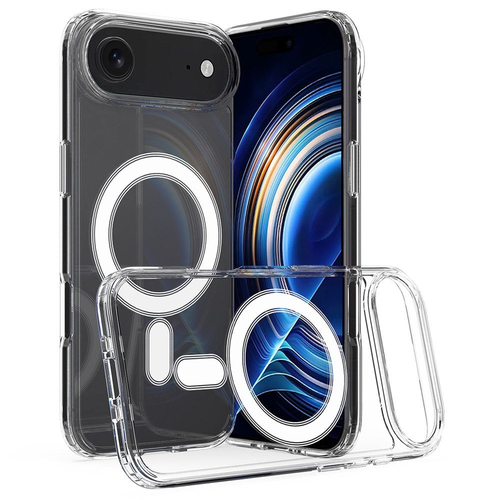 EIDERWOOD iPhone Air Hybrid Plastik Cover - MagSafe Kompatibel - Gennemsigtig