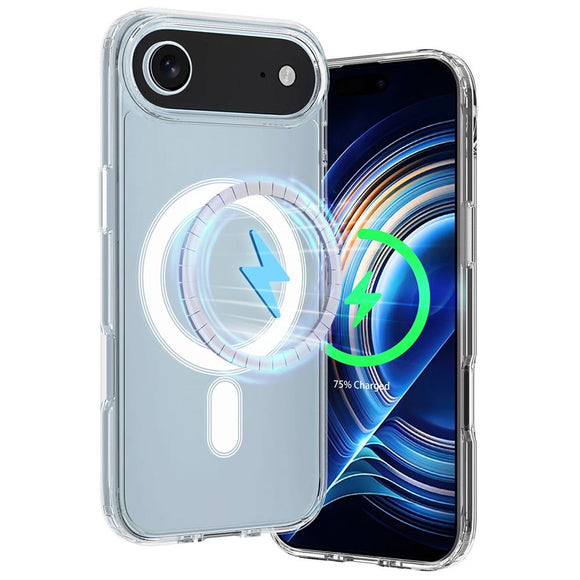 EIDERWOOD iPhone Air Hybrid Plastik Cover - MagSafe Kompatibel - Gennemsigtig
