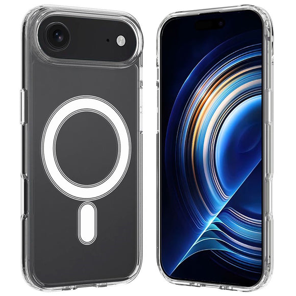 EIDERWOOD iPhone Air Hybrid Plastik Cover - MagSafe Kompatibel - Gennemsigtig