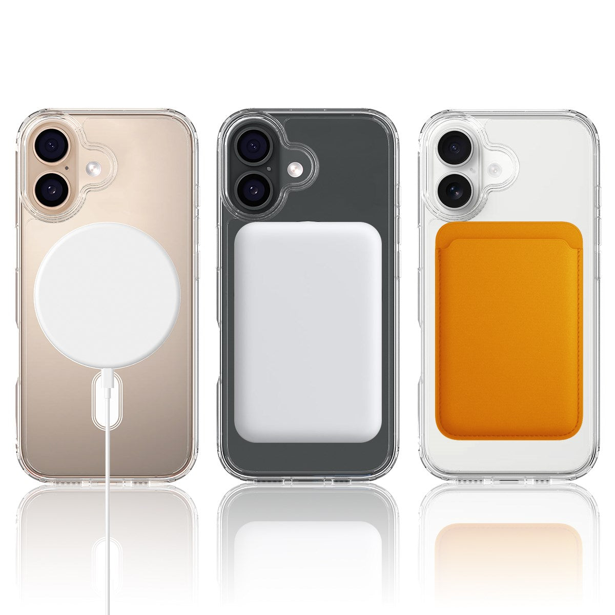 EIDERWOOD iPhone 17 Hybrid Plastik Cover - MagSafe Kompatibel - Gennemsigtig